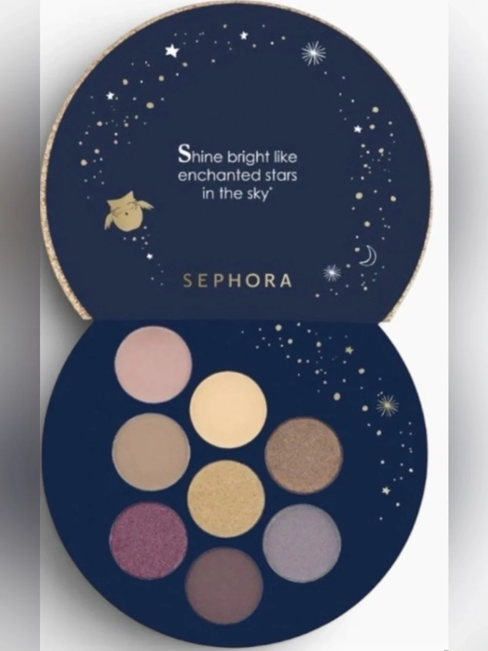 Sephora Eyeshadow Palette in Navy, Gold, Brown and Lavender